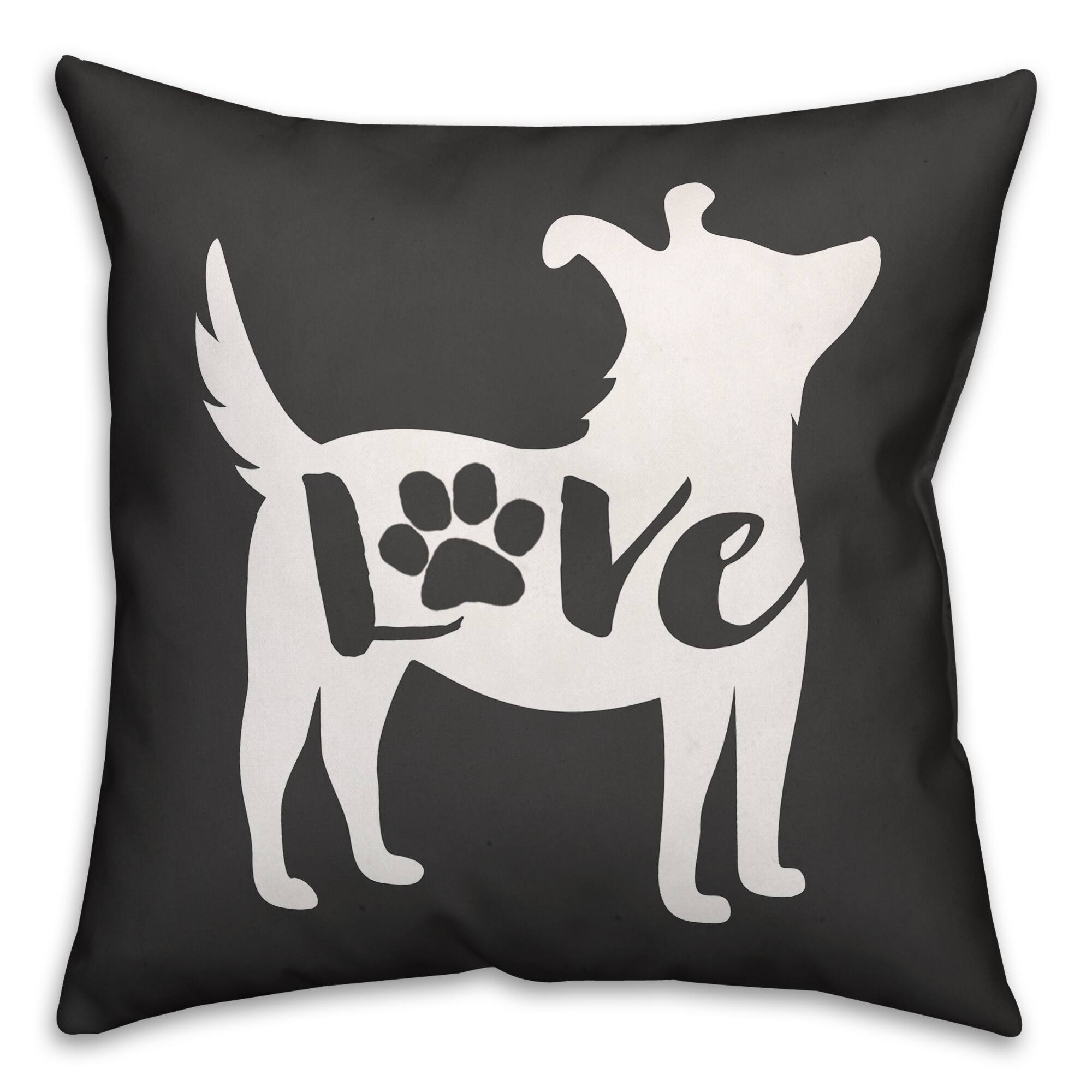 Pooch Love Throw Pillow